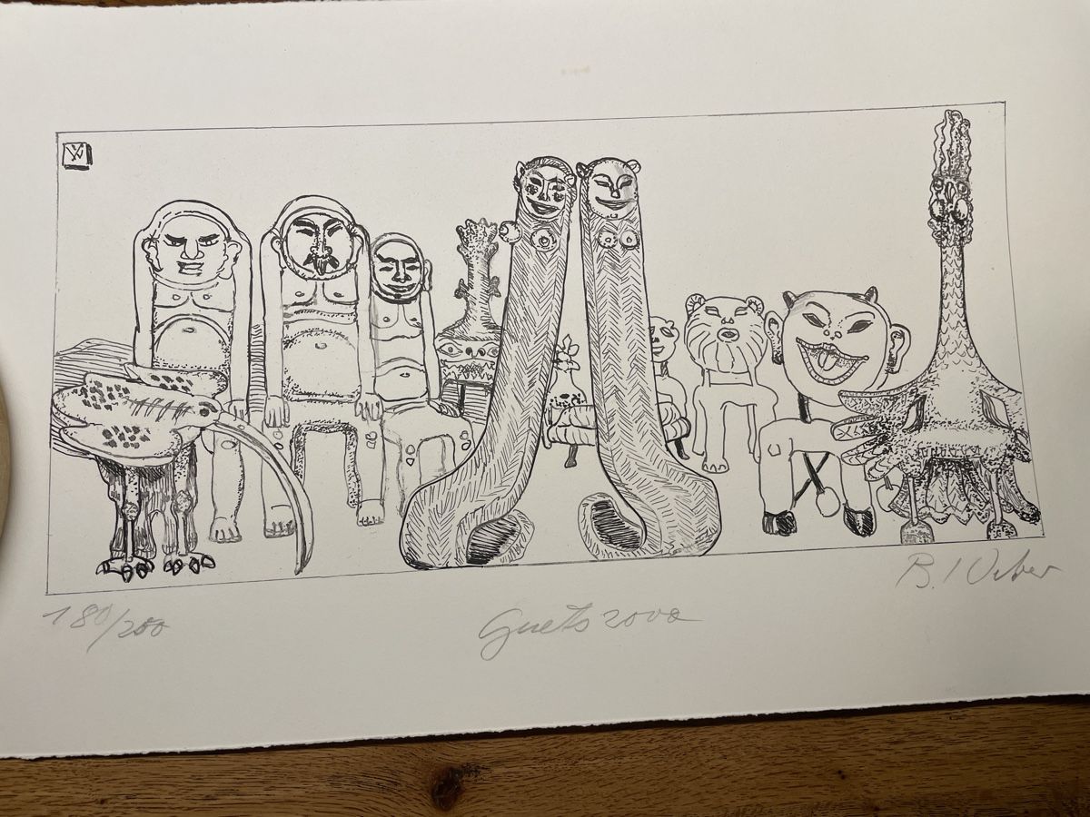Grafica & Litografie: Lithographie Bruno Weber, handsigniert – Nuovo (secondo la descrizione) da Holderbank AG venduto da Hallo104 4
