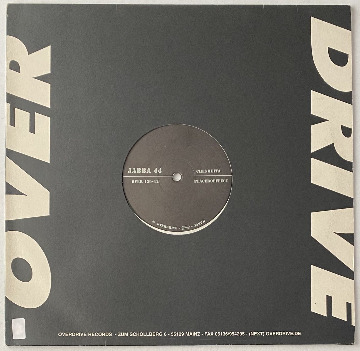 Vinyles: Jabba 44, U Tok Error (Techno) – D'occasion à Flums par Empe1