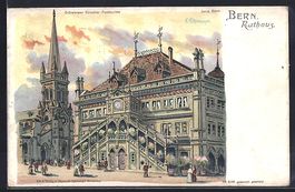 Charles Homualk: Bern, Rathaus mit Passa