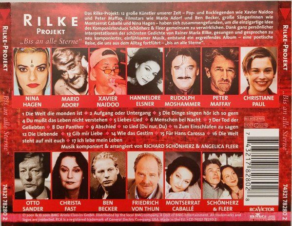 CD: RILKE PROJEKT BIS AN ALLE STERNE CD – Usato da Kandergrund venduto da Sososo 1