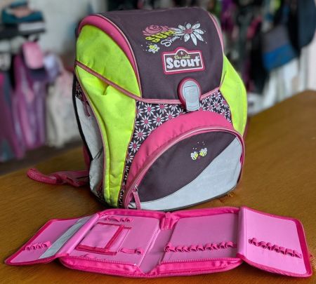 Scout Schultasche (Schulranzen) mit Etui in gutem Zustand