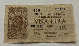 Italien 1 Lira 1944