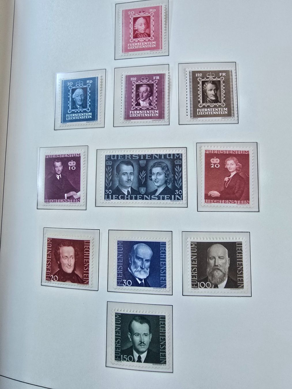 Tutti i francobolli: FL Znr 171-181 postfrisch – Usato da triesenberg venduto da wisi369