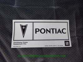 Pontiac Modellprogramm 1976/03 deutsch/französisch GM-Biel