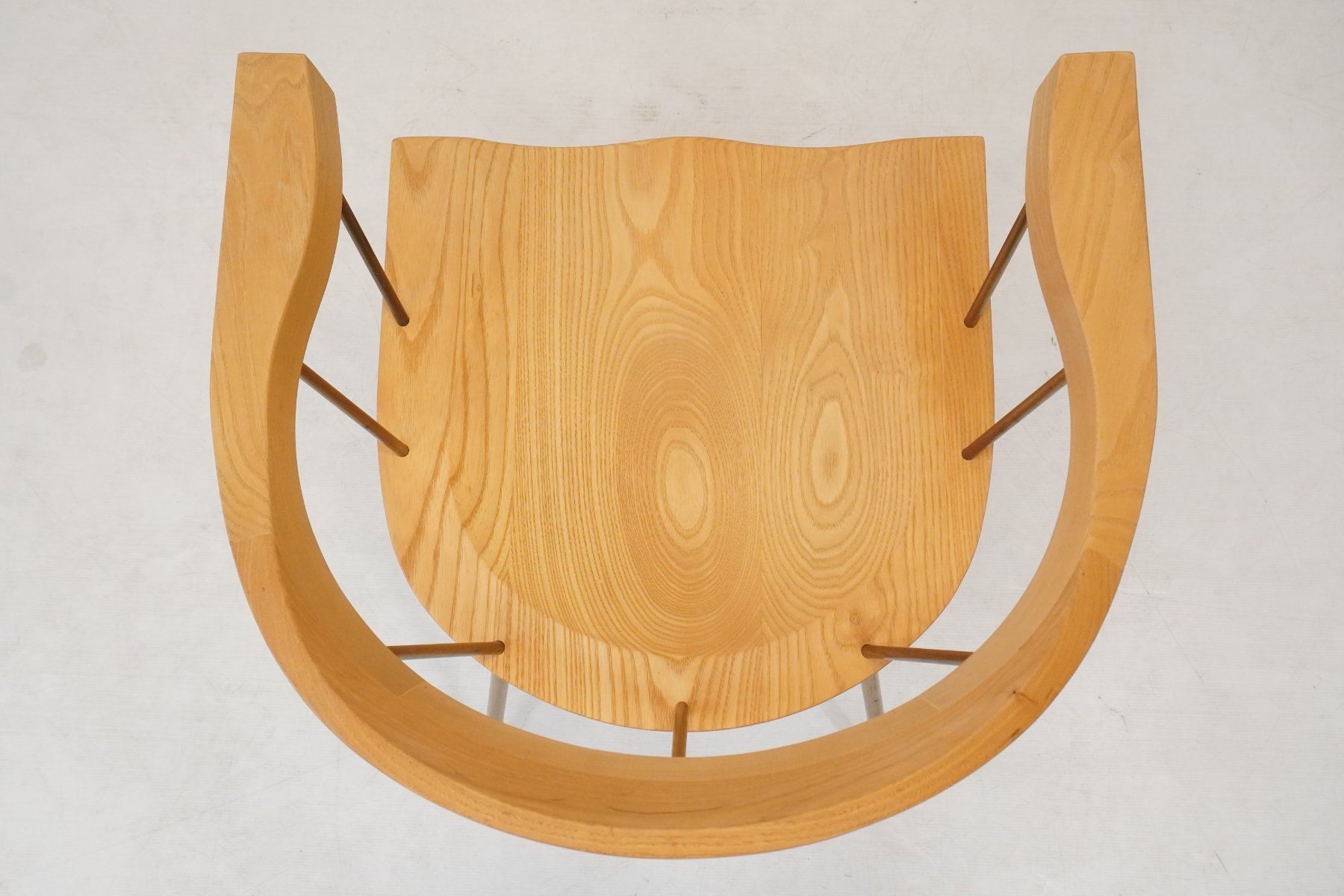 Sedie: BassamFellows Spindle Chair Eiche Messing - Designklassiker – Usato da Bad Zurzach venduto da QLASSIQ 8