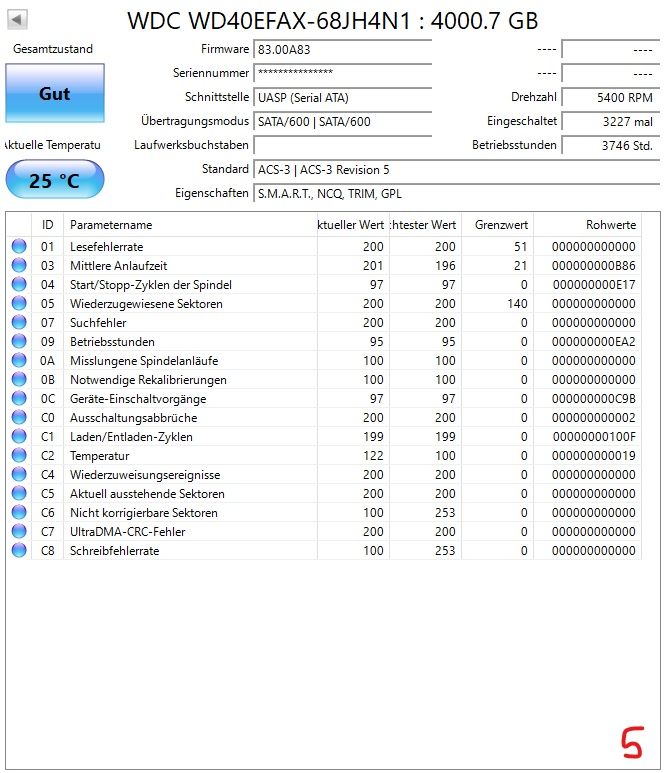 Western Digital Dischi rigidi: WD Red 4TB Festplatte HDD – Usato da Winterthur venduto da R2D_Y7C 1