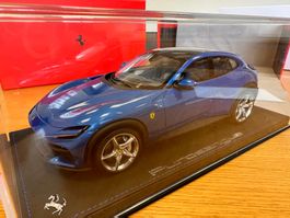Ferrari  Purosangue 1/18 blu corsa