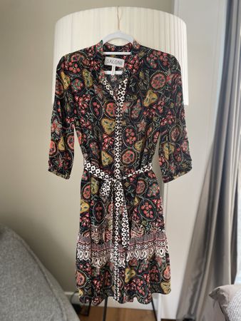 SALONI 100% silk dress gr. UK 6. EU 38/40 NEW