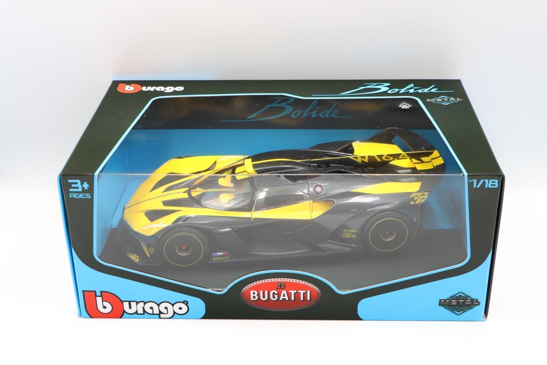Bugatti Modellautos: Bugatti Bolide W16 2020 1:18 Bburago – Neu und originalverpackt aus Bühl b.Aarberg von modelldiecast 1