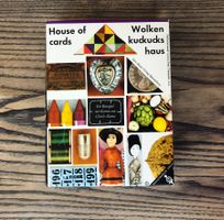 Vintage Wolkenkuckshaus house of cards by Eames ca. 1960er