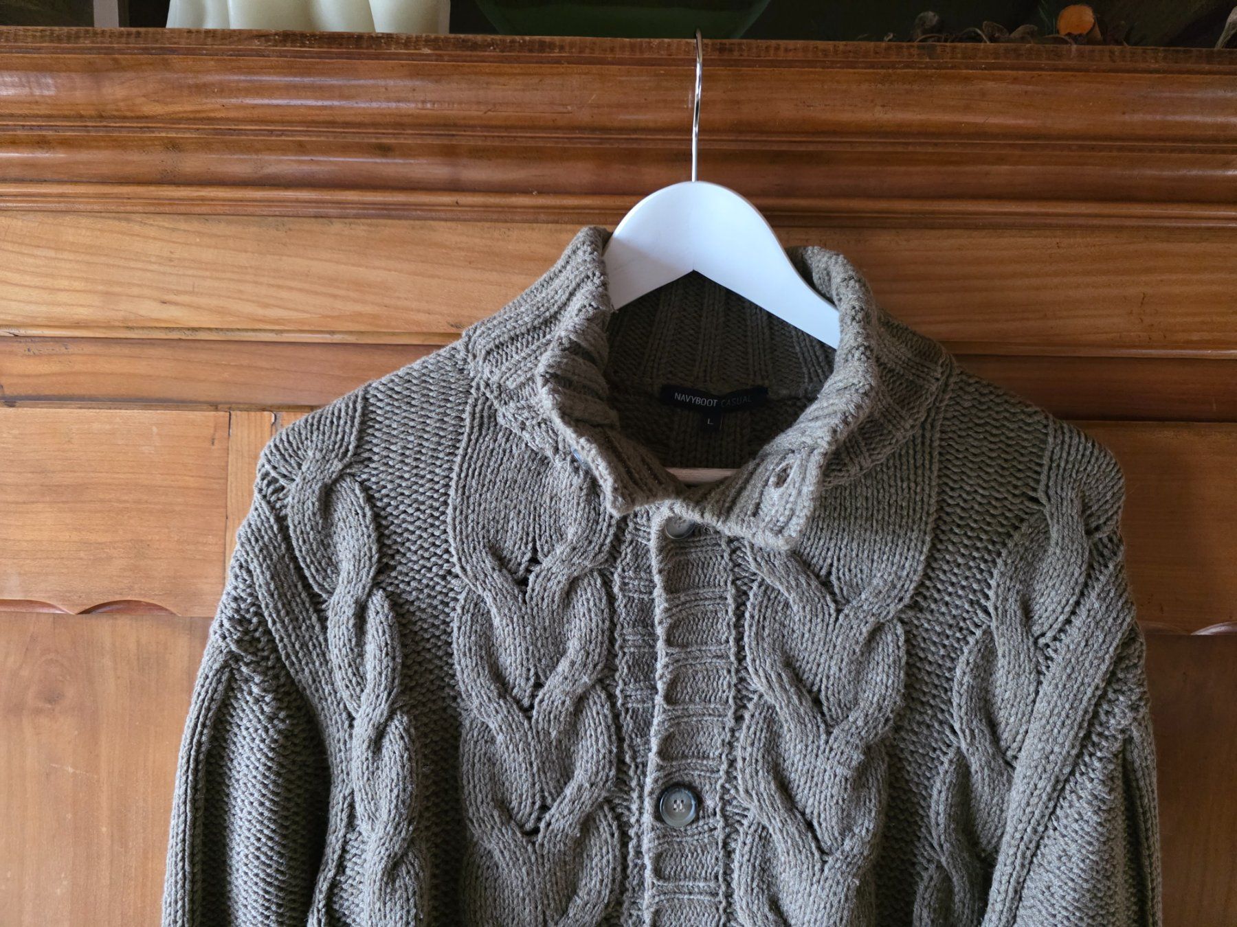 Navyboot Jacken: Navyboot Strick Jacke Cardigan Pullover - Grösse L – Gebraucht aus Walterswil BE von Lonitti 1