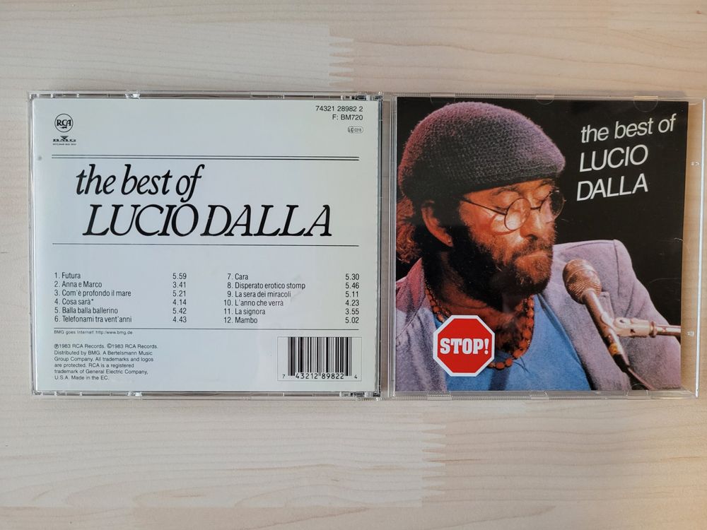 Lucio Dalla - The Best of Lucio Dalla CD 1983