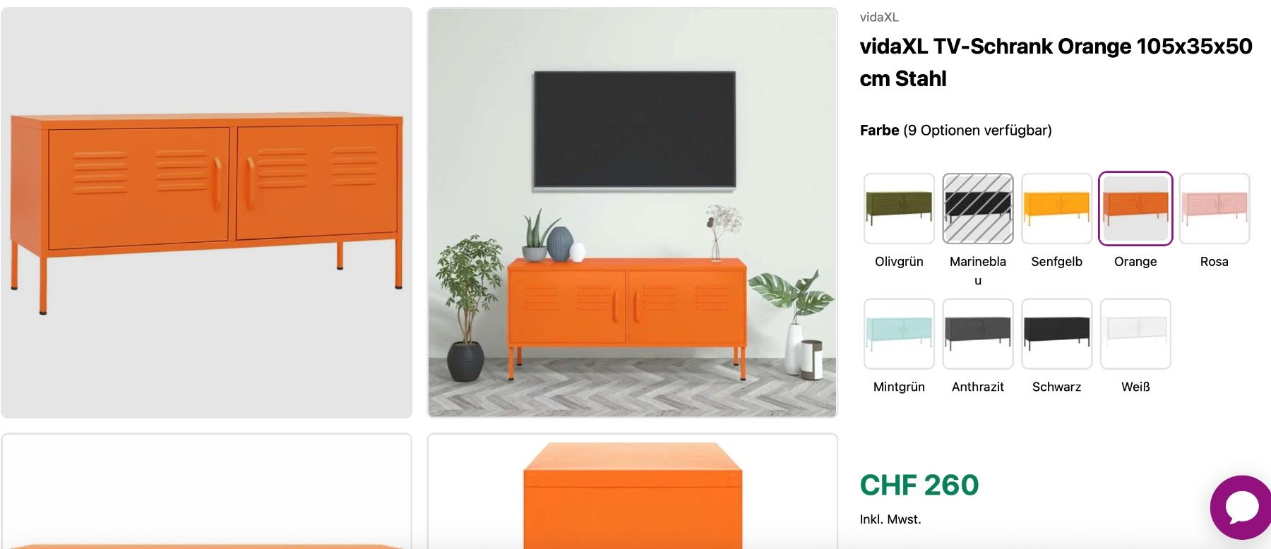 Mobili TV: Oranges Retro TV Möbel (ab CHF 1.-) – Usato da Zürich venduto da car_8drv 1