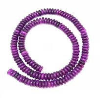 Natürliche Sugilit Rondelle Perlen, 6x2mm