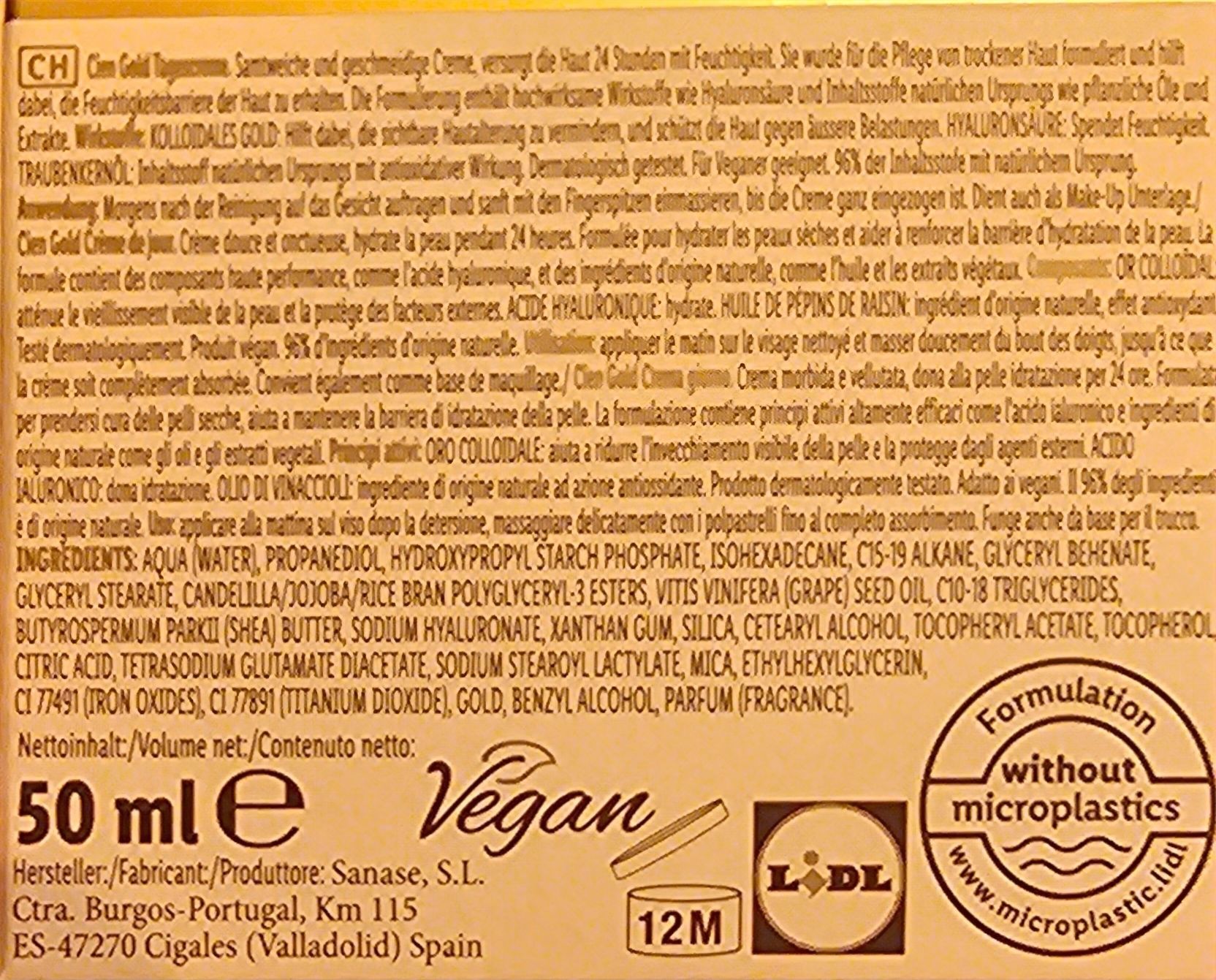 Cura del viso: Gesichtscreme-Set "Cien-Gold" Originalverpack – Nuovo e nell'imballaggio originale da Fehraltorf venduto da Sumin 2