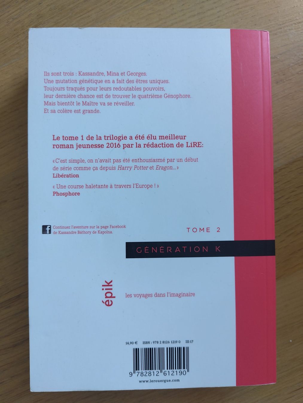 Bücher: Génération k – Gebraucht aus Denges von lay_xpy7 3