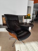 Sessel Conform Captain Chair schwarz Holzschale guterZustand