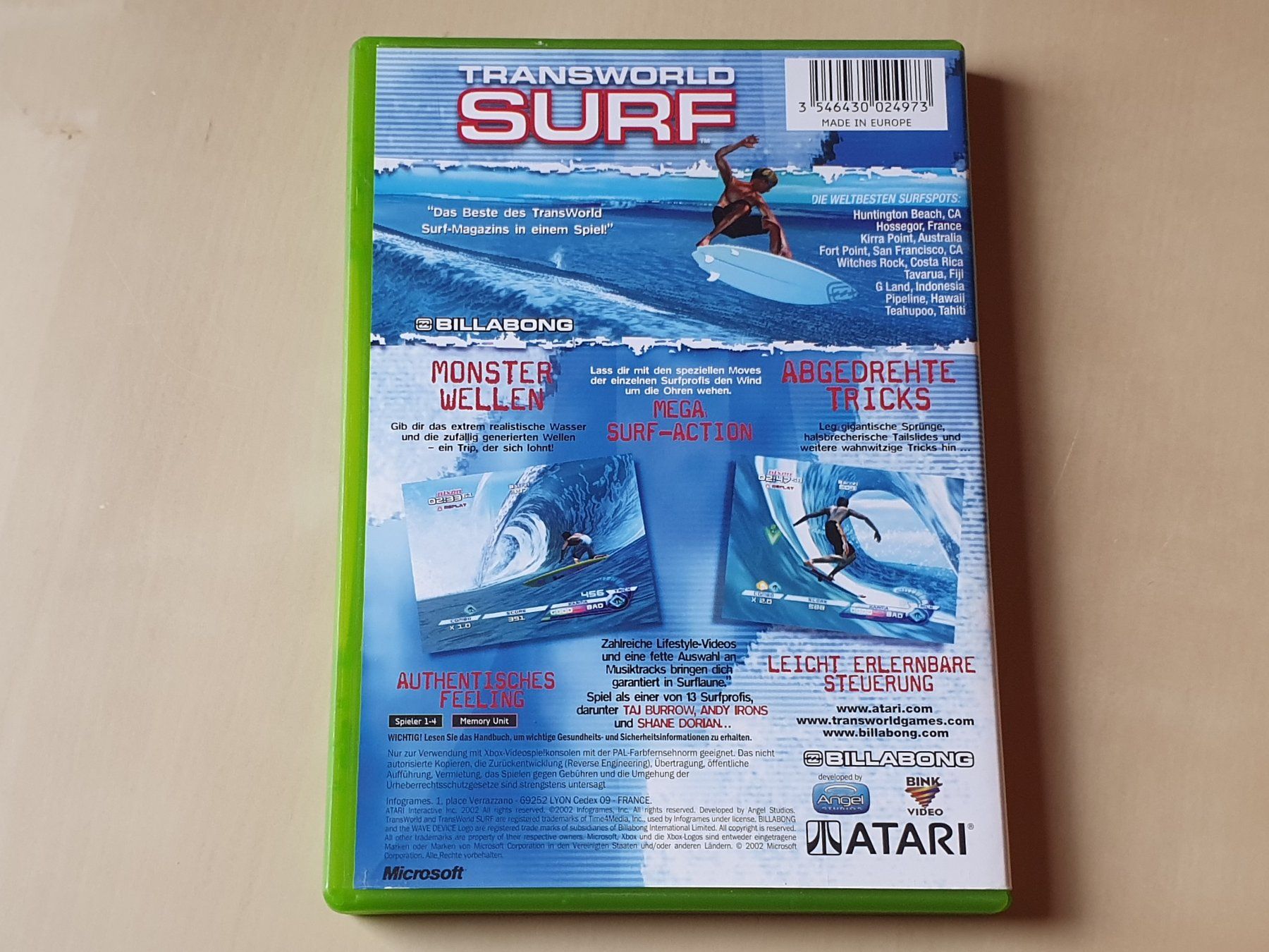 Microsoft Spiele: Transworld Surf – Gebraucht aus Stansstad von collectorsshop 1
