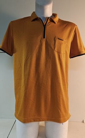 Poloshirt von Reusch, Herren Gr. L in Goldgelb. (nov342)