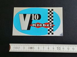 V10 Kléber Aufkleber vintage