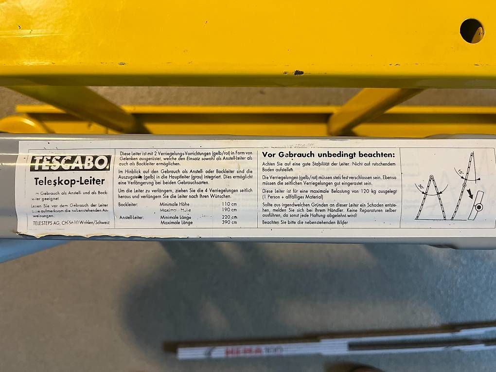 Leitern: TESCABO-Leiter – Gebraucht aus Wohlen AG von Hopsinchen 4
