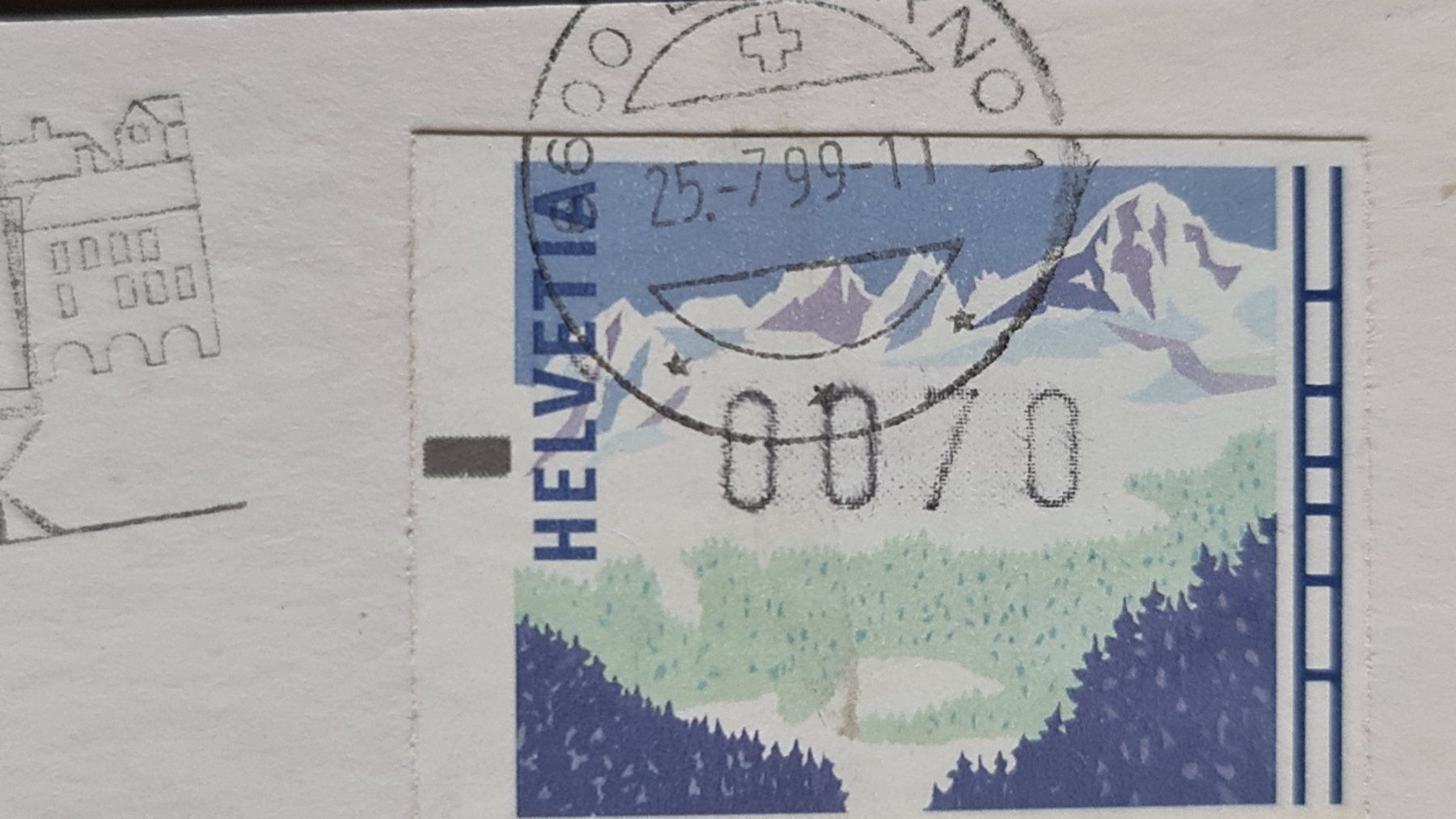 Cartoline postali: Ansichtskarte Locarno 1999 – Usato da Dintikon venduto da Vexi 1