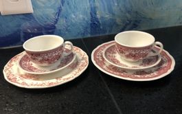 Antikes Villeroy Boch Kaffeegeschirr Valeria Fasan Geschirr
