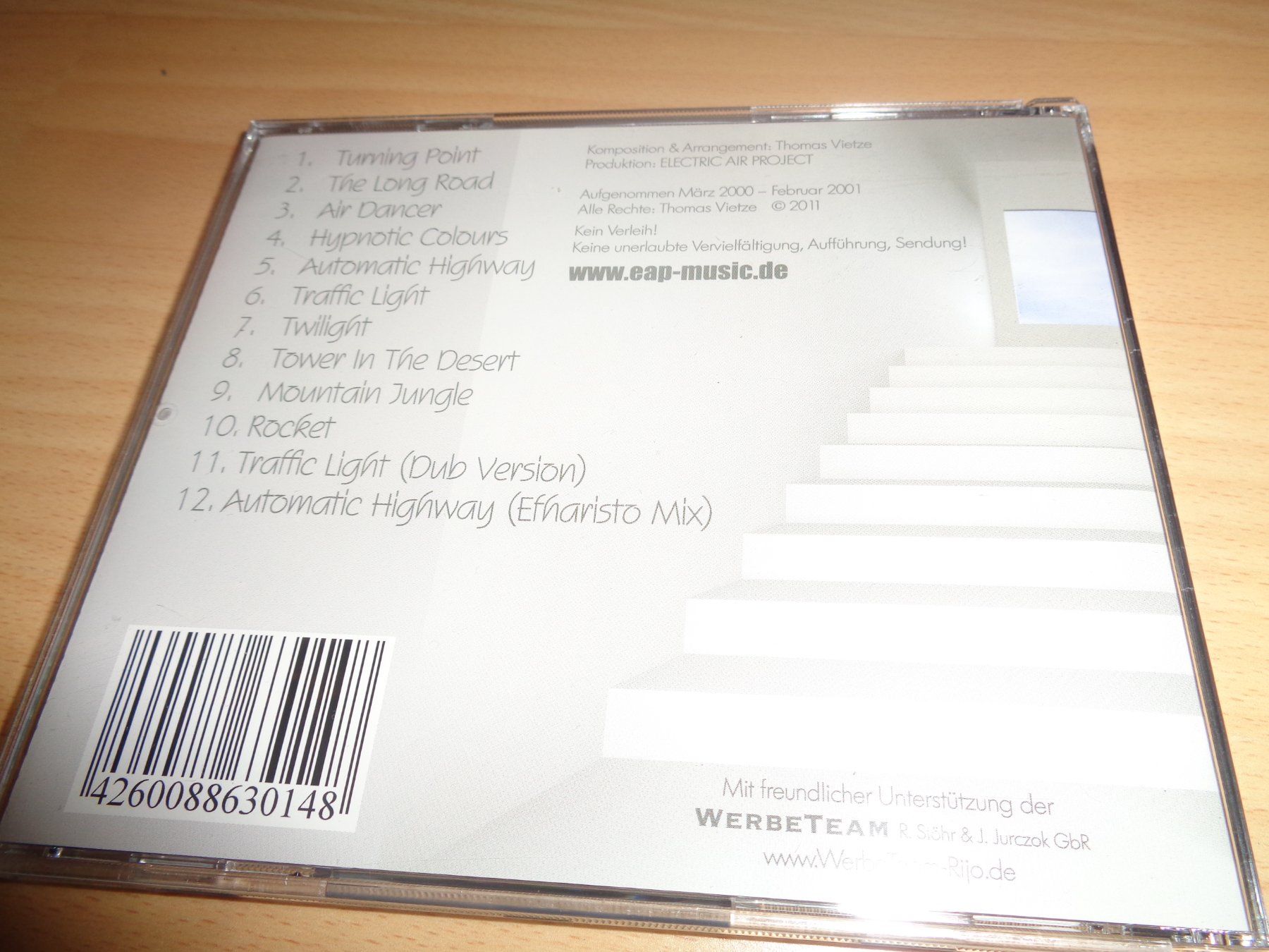 CDs: Electric Air Project - Point of no return CD – Gebraucht aus Olten von Disc-Ausverkauf 1
