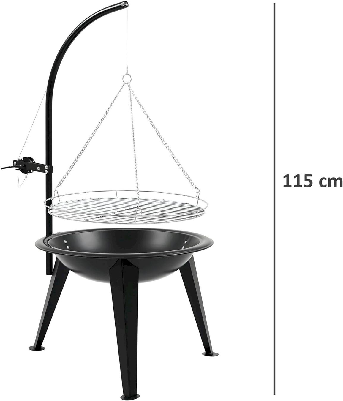 Bracieri: BBQ-Toro Schwenkgrill mit Grillrost – Nuovo e nell'imballaggio originale da Bottighofen venduto da zaap 1