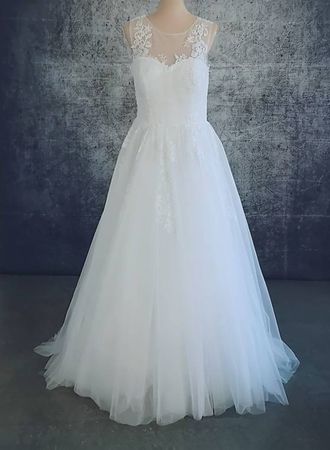Helen Fontaine Brautkleid Gr 42 ivory / neuwertig