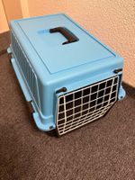 Tier-Transportbox blau gebraucht