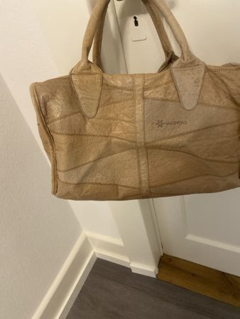 Sac Valentino en cuir beige