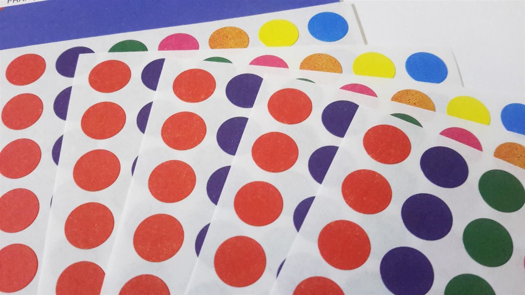 Sticker: Markierungspunkte, bunt, 8mm, 385 Stück – Nuovo e nell'imballaggio originale da St. Gallen venduto da cointec 5