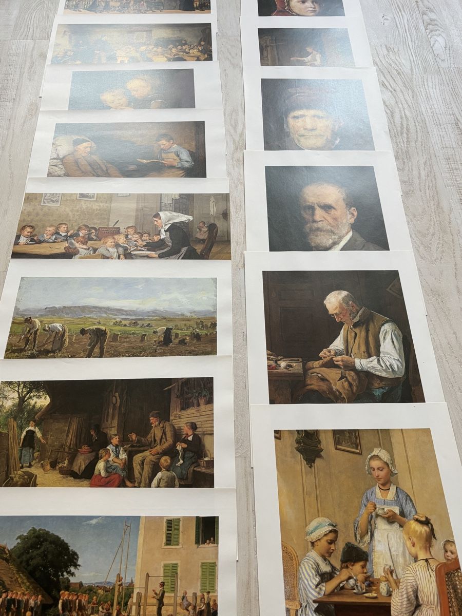Foto & Immagini: Albert Anker Kunstdrucke Sammlung komplett, 1831-1910 – Usato da Bönigen venduto da muehli302 2