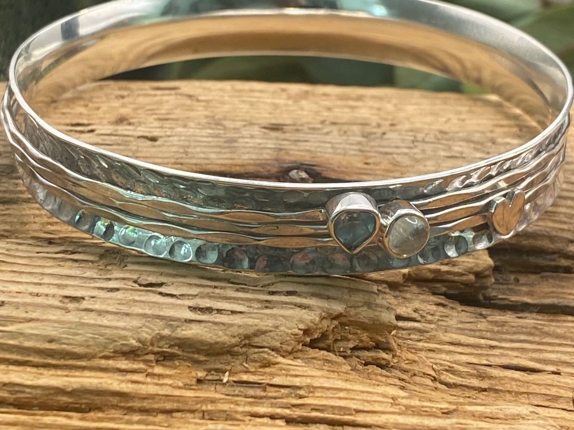 Bracciali & Braccialetti: Grosser Vintage Meditations Armreif – Usato da Luzern venduto da S.Kern01 1