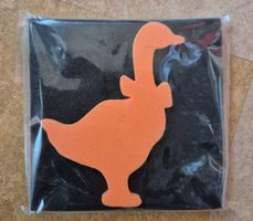 Moosgummi Stempel Gans