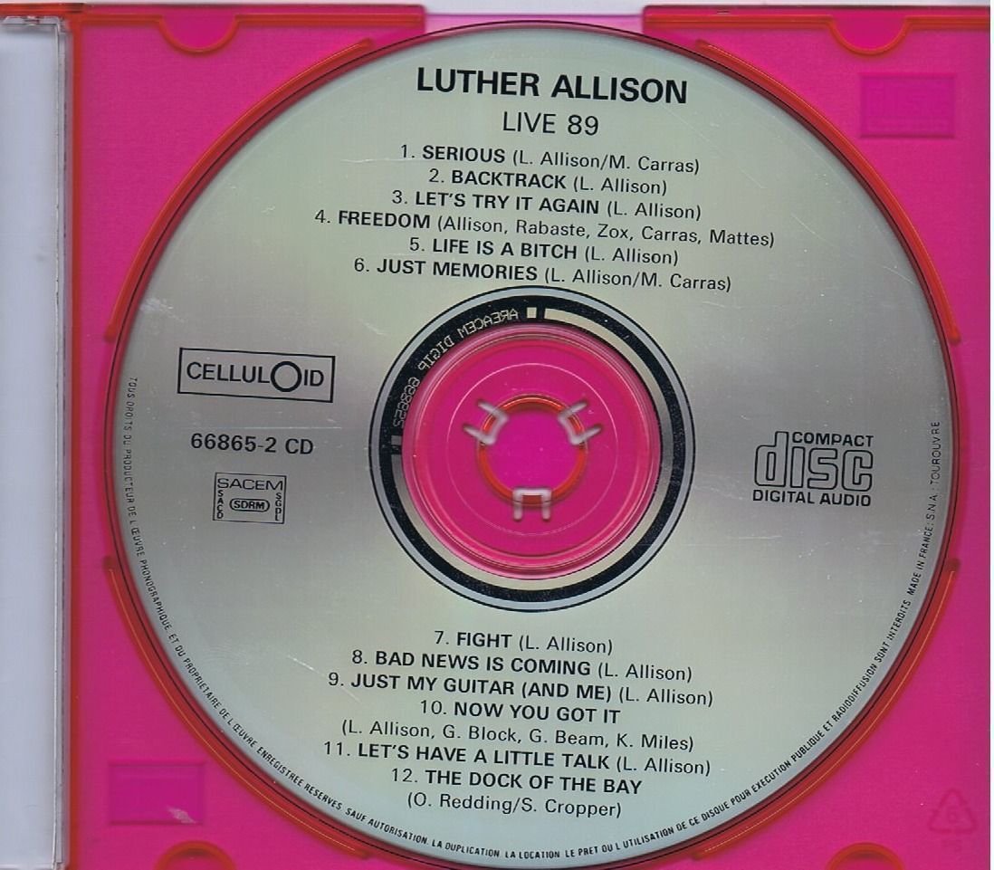 CDs: Luther Allison / Live '89: Let's Try It Again – D'occasion à Unterengstringen par Lastchance 2