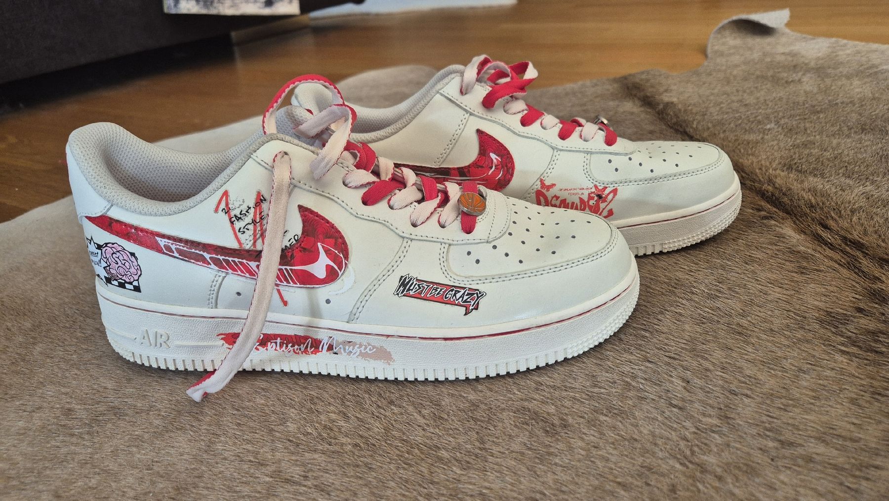 Nike Scarpe da uomo: Nike Air Force 1 Slam Dunk customised Grösse 44 – Nuovo (secondo la descrizione) da Zunzgen venduto da NeuerName2 4