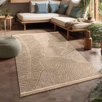 XXL 🔥 Moderner Teppich Boho Art Deco Fransen NEU 240x340