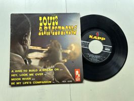LOUIS ARMSTRONG tolle Single Kult Jezz Dixieland EP France