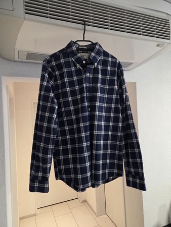 A&F Herrenhemd Gr. S kariert blau/weiss Top Zustand