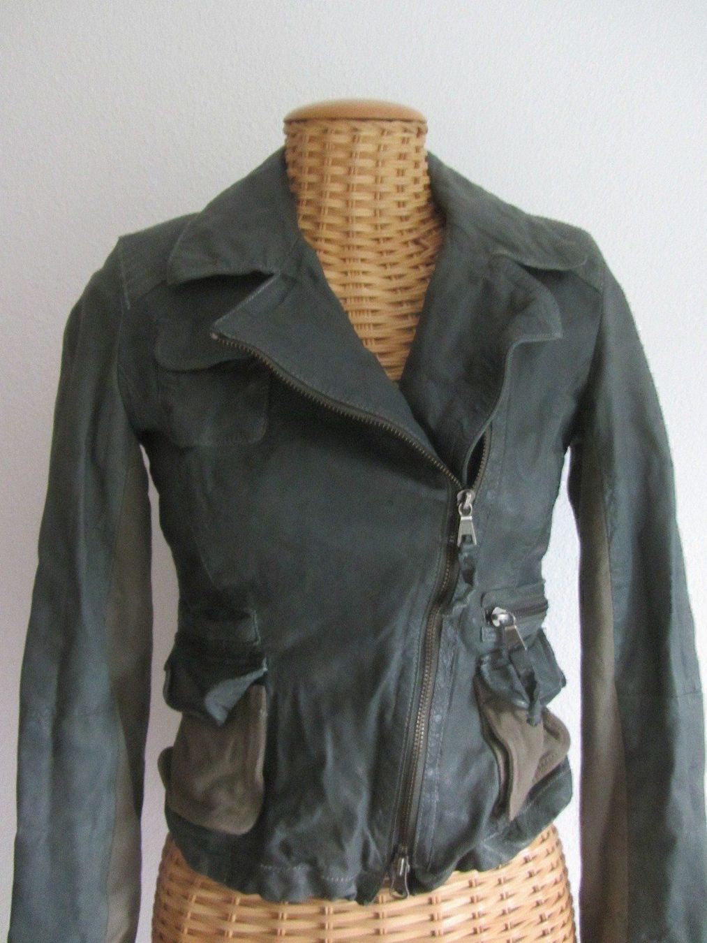 Jacken: SET - Lederjacke petrol-grau 34 – Gebraucht aus Zürich von Diazaio 1