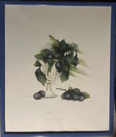 Litho von Susanne Hartmann, "Pflaumen"