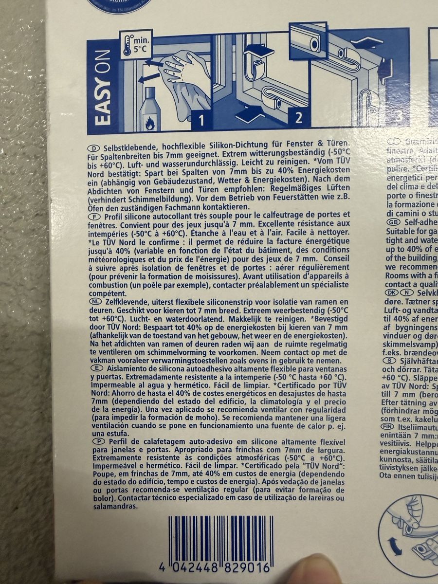 Sanitari: Tesa Moll Premium Flexible Dichtung 6m neu – Nuovo e nell'imballaggio originale da Liestal venduto da isa_8y72 6