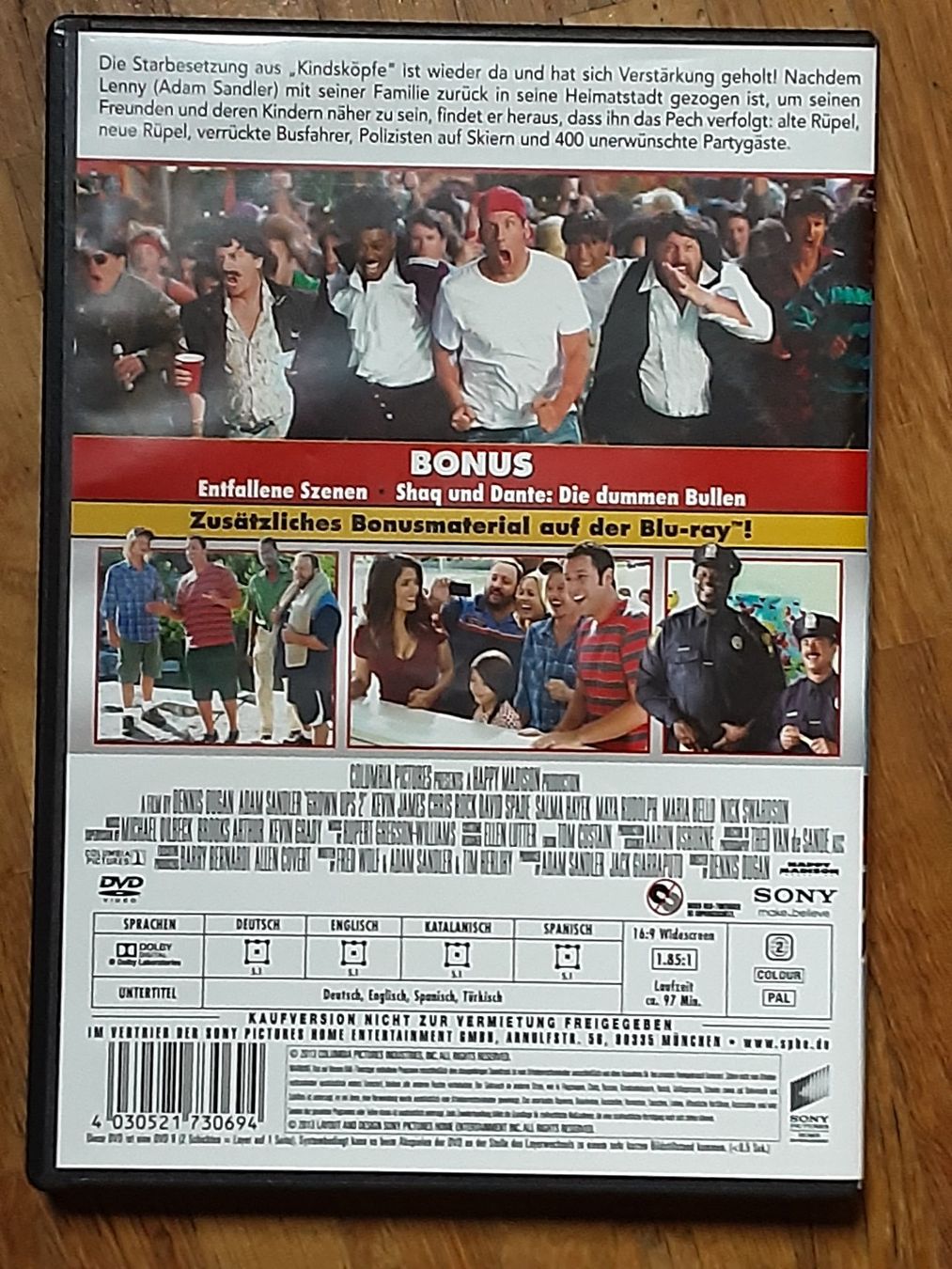Tutti i DVDs: Kindsköpfe 2 DVD Komödie mit Adam Sandler – Usato da Wallisellen venduto da Sawr 1