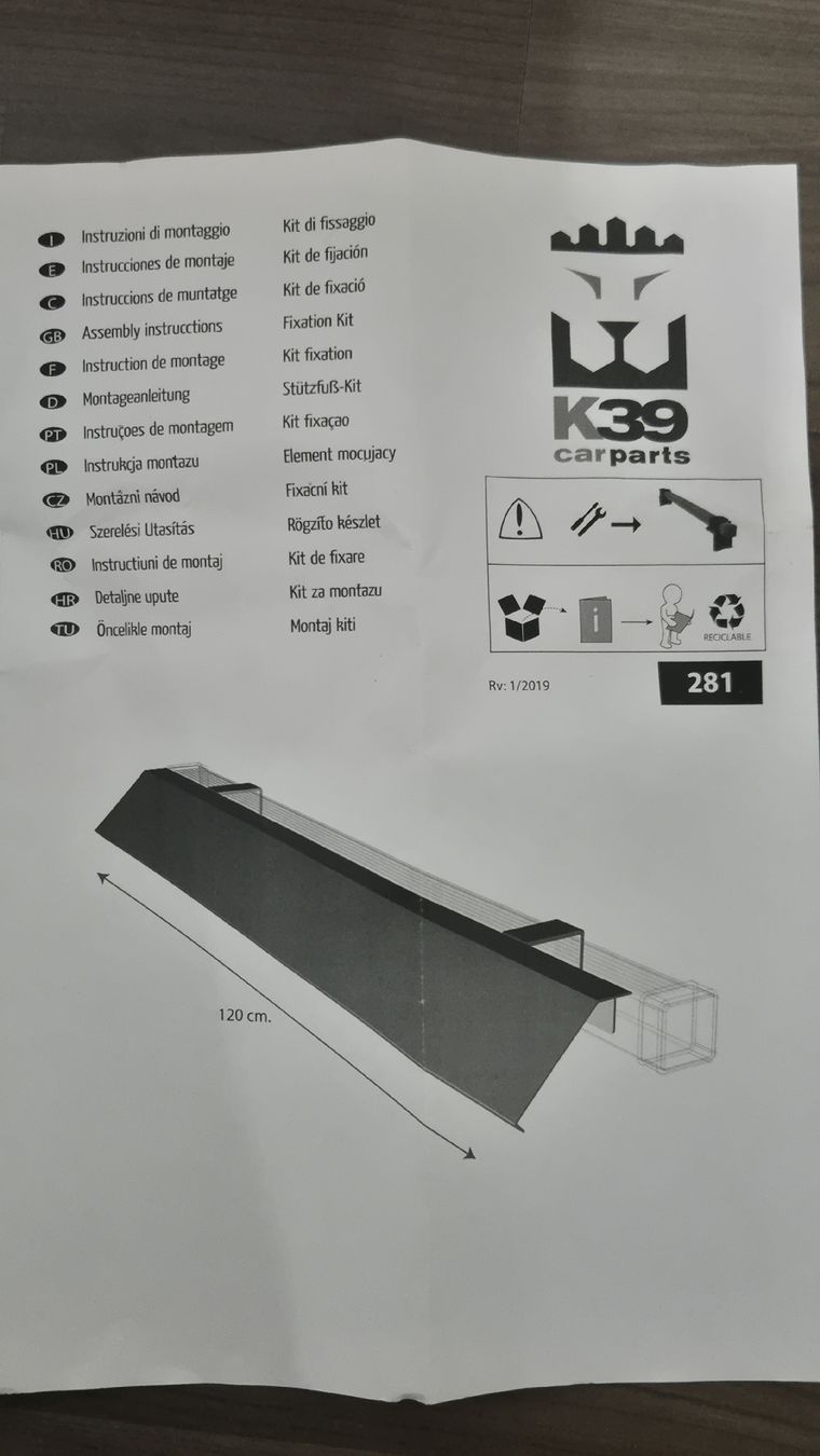 Accessori per altri veicoli: Windabweiser für Dachträger – Usato da Ueberstorf venduto da marky29