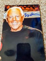Giorgio Armani - Original in person Autogramm auf Foto