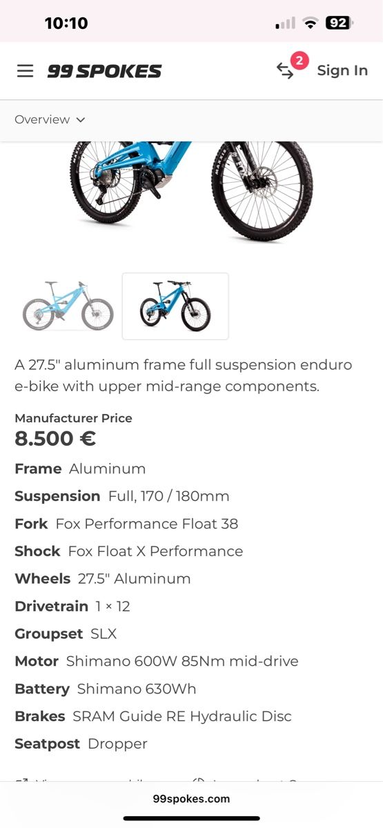 Biciclette: Orange Phase Pro 2023 – Usato da Mézières VD venduto da patitos222 4