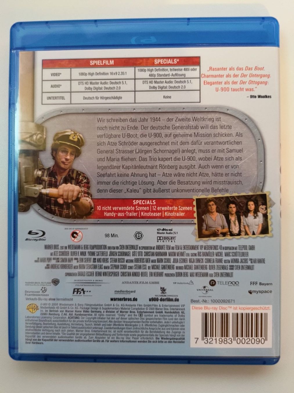 Tutti i DVDs: U-900 – Usato da Liestal venduto da Kratzilla 2