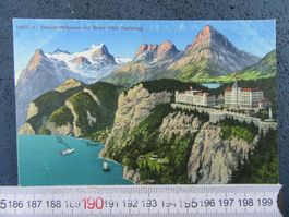 GRAND HOTEL SEELISBERG RÜTLI BAUEN URI AK